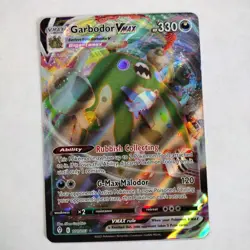 Pokemon TCG Garbodor VMAX Evolving Skies 101/203 Holo Ultra Rare MINT PACK FRESH - Image 1