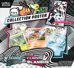 Pokemon TCG Black Bolt & White Flare Unova Poster Collection - Image 1