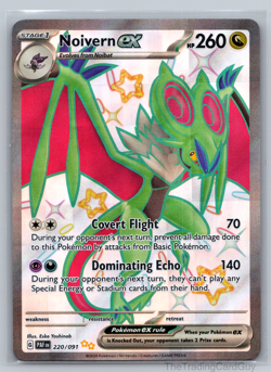 Pokemon Noivern ex 220/091 Paldean Fates Shiny Ultra Rare Full Art Holo NM - Image 1