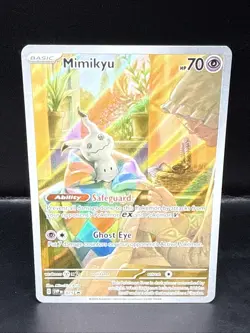 Pokemon Mimikyu 075 Illustration Rare Holo Black Star Promo SVP - Image 2