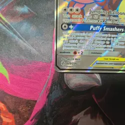 Pokemon TCG Mega Lopunny & Jigglypuff GX 225/236 Cosmic Eclipse Full Art LP - Image 3