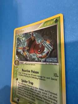 Pokemon TCG- Ariados- 2/115- EX Unseen Forces- Reverse Holo Rare Stamped- NM - Image 2