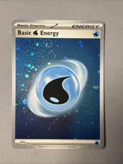Pokemon TCG * SVE 003 WATER *BASIC ENERGY HOLO * FRESH PK - Image 1