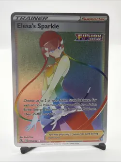 2021 Pokemon Sword and Shield Fusion Strike #275 Elesa's Sparkle SCR - Image 1