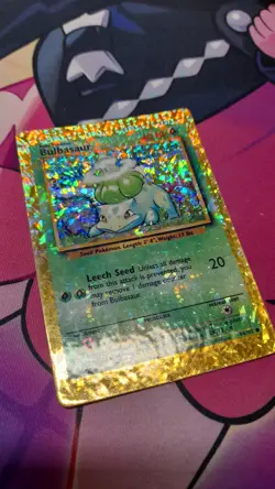 Pokemon Tcg #44 Bulbasaur Vending Machine Prism Sticker Base Set Holographic NM - Image 3