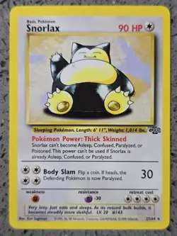 Pokemon - Snorlax - 27/64 - Jungle - WOTC - Uncommon - NM - Image 1