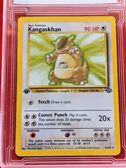 1999 Pokemon - 1st Edition Kangaskhan Non-Holo Rare Jungle 21/64 - Excellent - Image 2