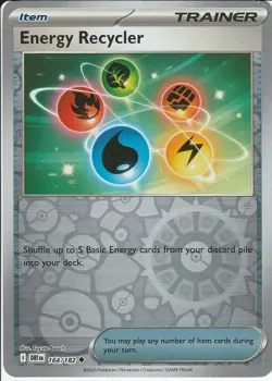 POKEMON - ENERGY RECYCLER - 164/182 - REVERSE HOLO - DESTINED RIVALS - Image 1