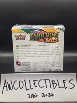 Sealed Pokemon TCG EVOLVING SKIES Booster Box - cover has some wear & tears 820650818776 - Image 3