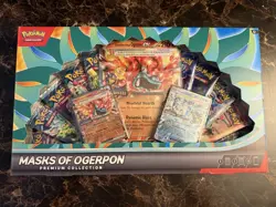 Masks of Ogerpon ex Scarlet & Violet Pokemon Premium Collection Box - Image 1