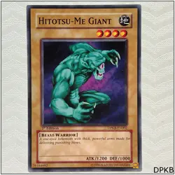 Hitotsu-Me Giant - DPKB-EN002 - Common 1st Edition Yugioh - Image 1