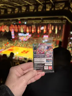 One Piece Monkey D. Luffy US Voyage College Basketball Card Rutgers IN HAND - Image 4