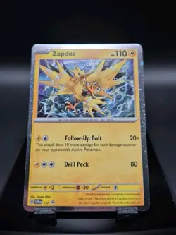 Pokemon Card Zapdos SVP 157 Black Star Promo Holo Rare - Image 1