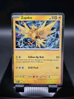 Pokemon Card Zapdos SVP 157 Black Star Promo Holo Rare - Image 2
