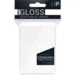 50 Ultra PRO Gloss Clear Dimensione Standard Deck Protector Card Sleeves TCG - Image 1