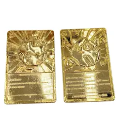 Pokemon Gold-Plated JIGGLYPUFF & TOGEPI 1999 Burger King Promo Cards - Image 2