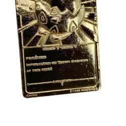 Pokemon Gold-Plated JIGGLYPUFF & TOGEPI 1999 Burger King Promo Cards - Image 4