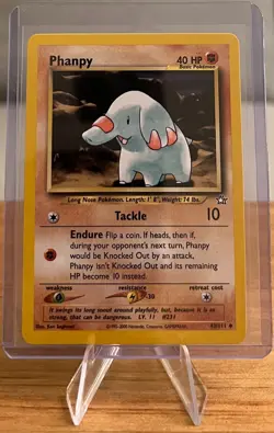 Phanpy #231 Non-Holographic Pokemon Card Near Mint - 43/111 Uncommon Neo Genesis - Image 1