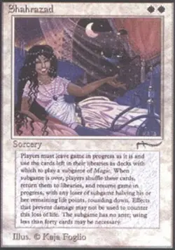 [1x] Shahrazad Near Mint, English Arabian Nights MTG Magic - Image 1