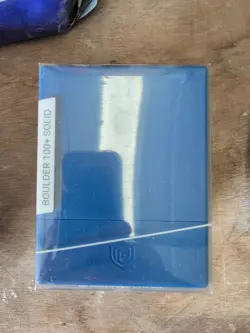 Ultimate Guard Boulder Deck Case Blue, Solid, 100+ Deck Box Standard Size - Image 1