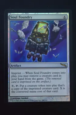 Magic The Gathering MTG SOUL FOUNDRY FOIL Mirrodin LP Lightly Played - Image 1