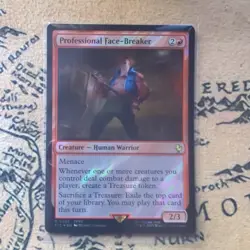 Professional Face-Breaker (Surge Foil) #296 (NM) Final Fantasy FIC Magic MTG - Image 1