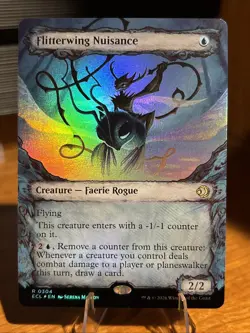 Flitterwing Nuisance (Showcase) Lorwyn Eclipsed Foil - Image 1