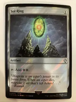 Sol Ring 0356 Surge FOIL NM FINAL FANTASY VI FFVI Magic the Gathering MTG - Image 1
