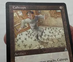 Caltrops x1 MTG Urza's Destiny 1x Magic Good Heavy Play HP - Image 2