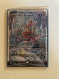 Harmonized Crescendo (0394) (Showcase) (Fracture Foil) Lorwyn Eclipsed Foil - Image 2