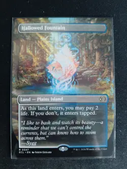 MTG Hallowed Fountain Lorwyn Eclipsed 347 Borderless - Image 1