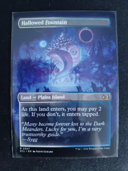 MTG Hallowed Fountain Lorwyn Eclipsed 347 Borderless - Image 2