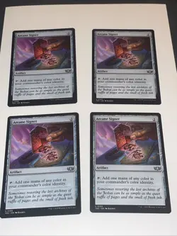 MTG - Arcane Signet - Playset (x4) - Commander: Tarkir Dragonstorm Near Mint - Image 1