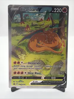 Pokemon TCG Charizard V SWSH260 Sword And Shield Promo Card Holo See Pics - Image 1