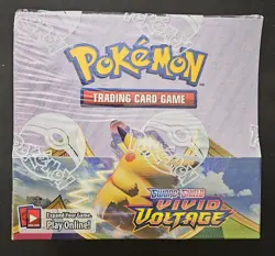 Pokemon Sword & Shield Vivid Voltage Booster Box Factory Sealed Qty Discount - Image 1
