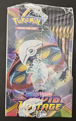 Pokemon Sword & Shield Vivid Voltage Booster Box Factory Sealed Qty Discount - Image 5