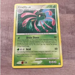 Cradily 21/146 Non Holo Rare Diamond & Pearl Legends Awakened Pokemon 2008 HP - Image 1