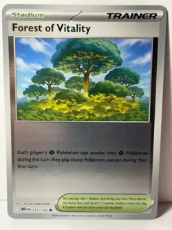 Forest of Vitality Reverse Holo 117/132 Mega Evolution NM Pokemon Fast Ship - Image 1