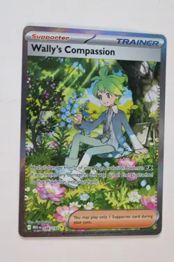 Wally's Compassion 186/132 Pokemon Mega Evolution NM - Image 1