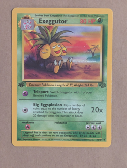 Exeggutor #35/64 1st Edition Jungle Pokemon 1999 - Image 1