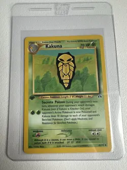 Kakuna 1st Edition 41/75 Neo Discovery WOTC Vintage Pokemon - Image 1