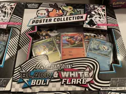 Pokemon Black Bolt And White Flare Unova Poster Collection - LOT OF 4 FREE SHIP! - Image 2