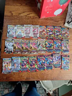 Lot 24 Pokemon Booster Prismatic 151 Mega Evolution Phantasmal Flames + Sleeved - Image 1