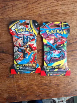 Lot 24 Pokemon Booster Prismatic 151 Mega Evolution Phantasmal Flames + Sleeved - Image 2