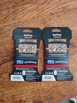 Lot 24 Pokemon Booster Prismatic 151 Mega Evolution Phantasmal Flames + Sleeved - Image 3