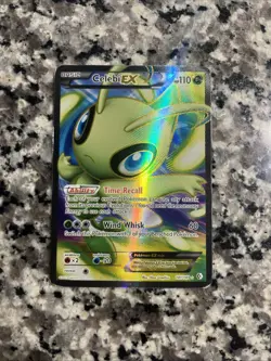 Pokemon TCG Celebi EX Boundaries Crossed 141/149 Holo Full Art Ultra Rare HP - Image 1
