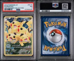 2016 POKEMON XY GENERATIONS RADIANT COLLECTION | FULL ART/PIKACHU RC29 | PSA 7 - Image 3