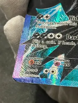 Pokemon TCG Darkrai BW73 Black Star Promo Holo Full Art Ultra Rare DMG - Image 5