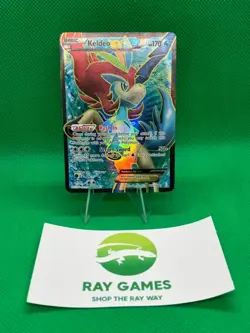 Pokemon TCG Keldeo EX 142/149 Boundaries Crossed Holo Full Art Ultra Rare HP - Image 1