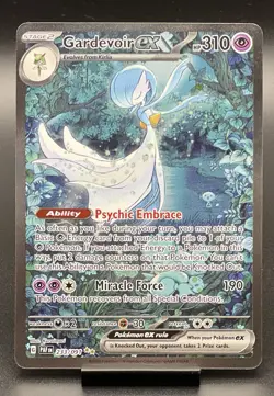 Pokemon Gardevoir Ex 233/091 Special Illustration Rare Holo Paldean Fates NM - Image 1